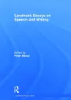 Landmark Essays on Speech and Writing cover