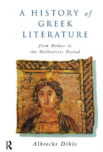 History of Greek Literature cover