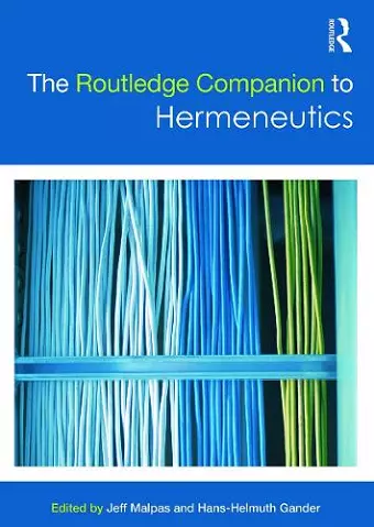 The Routledge Companion to Hermeneutics cover