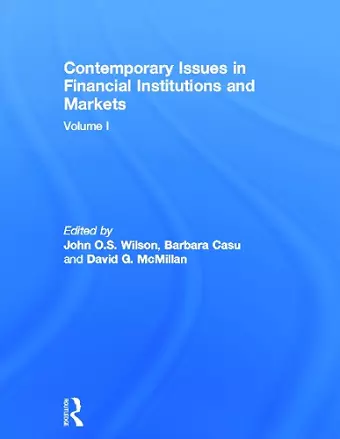 Contemporary Issues in Financial Institutions and Markets cover