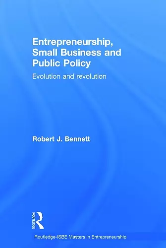 Entrepreneurship, Small Business and Public Policy cover