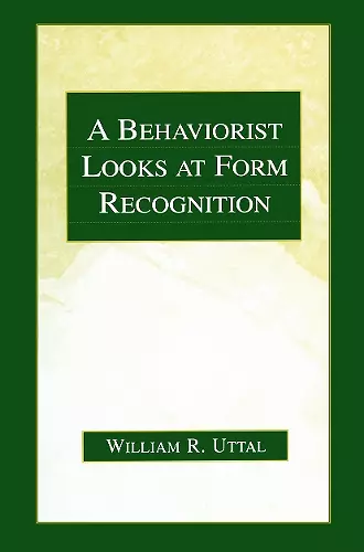 A Behaviorist Looks at Form Recognition cover