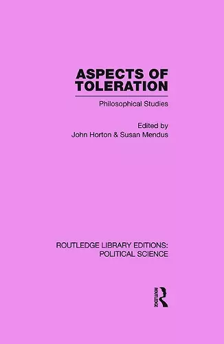 Aspects of Toleration cover