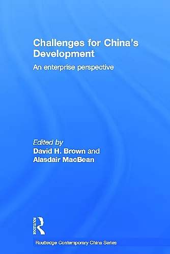 Challenges for China's Development cover