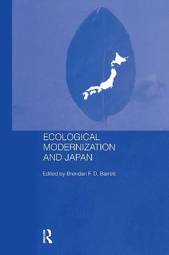 Ecological Modernisation and Japan cover