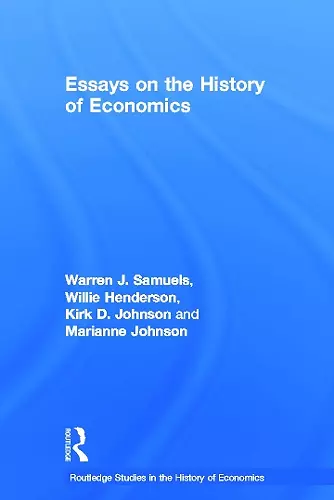 Essays in the History of Economics cover