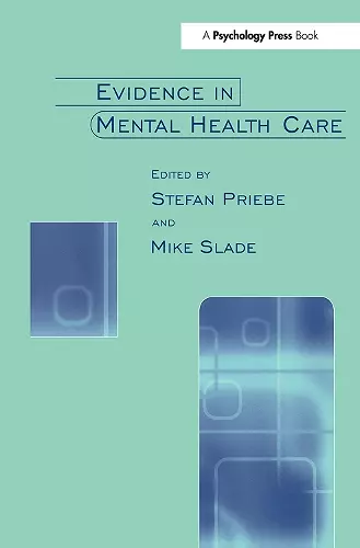 Evidence in Mental Health Care cover