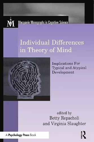 Individual Differences in Theory of Mind cover