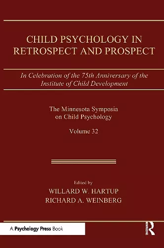 Child Psychology in Retrospect and Prospect cover