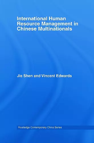 International Human Resource Management in Chinese Multinationals cover