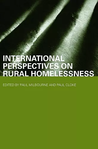 International Perspectives on Rural Homelessness cover