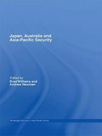 Japan, Australia and Asia-Pacific Security cover