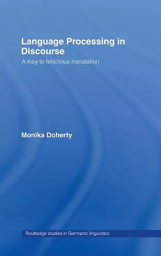 Language Processing in Discourse cover