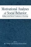 Motivational Analyses of Social Behavior cover