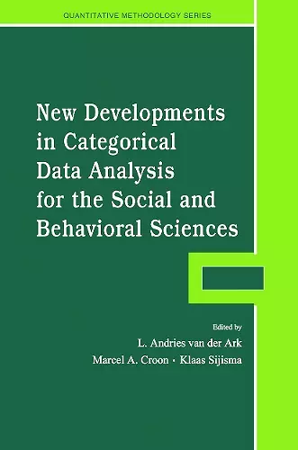 New Developments in Categorical Data Analysis for the Social and Behavioral Sciences cover