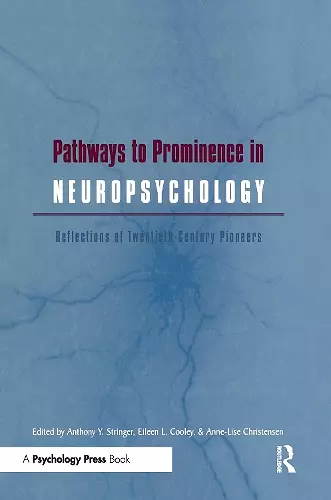 Pathways to Prominence in Neuropsychology cover