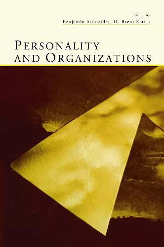 Personality and Organizations cover