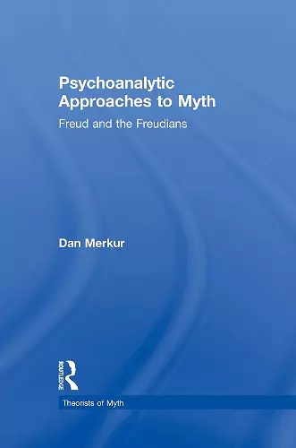 Psychoanalytic Approaches to Myth cover