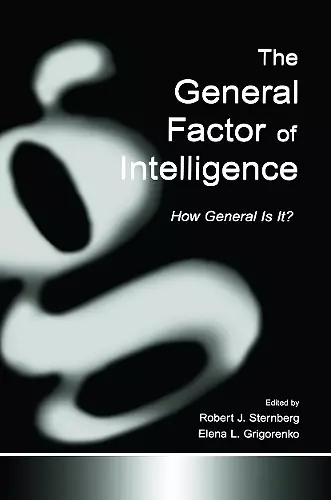 The General Factor of Intelligence cover