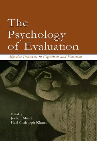 The Psychology of Evaluation cover