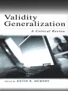 Validity Generalization cover