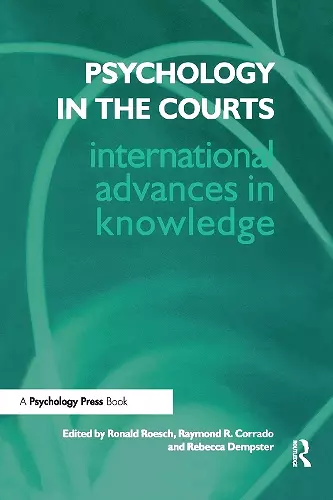 Psychology in the Courts cover