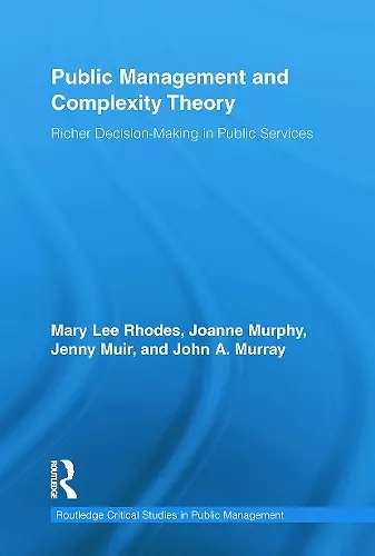 Public Management and Complexity Theory cover