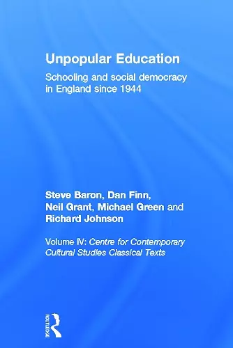 Unpopular Education cover