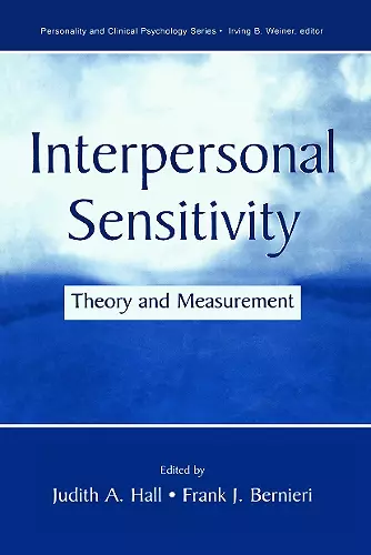 Interpersonal Sensitivity cover