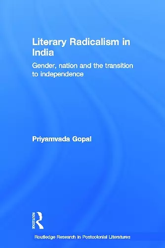 Literary Radicalism in India cover