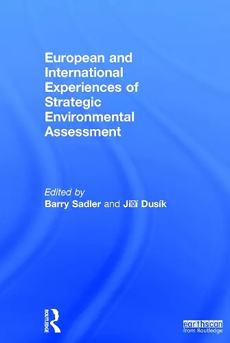 European and International Experiences of Strategic Environmental Assessment cover