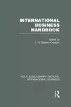 International Business Handbook (RLE International Business) cover