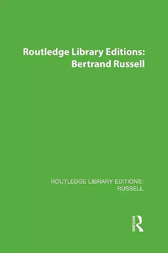 Routledge Library Editions: Russell cover