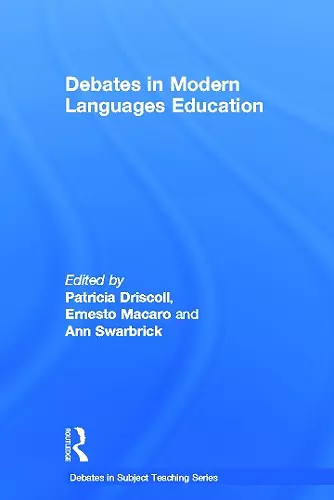 Debates in Modern Languages Education cover