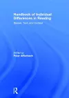 Handbook of Individual Differences in Reading cover