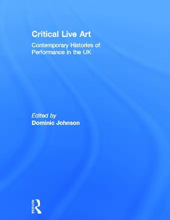 Critical Live Art cover
