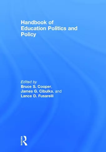 Handbook of Education Politics and Policy cover