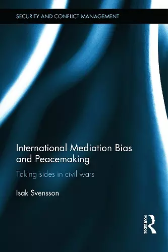 International Mediation Bias and Peacemaking cover