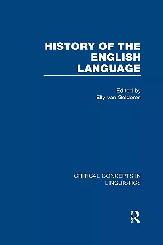 History of the English Language cover