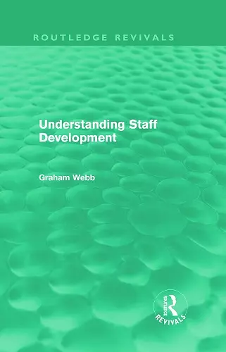 Understanding Staff Development (Routledge Revivals) cover