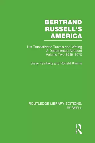 Bertrand Russell's America cover