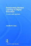 Researching Student Learning in Higher Education cover