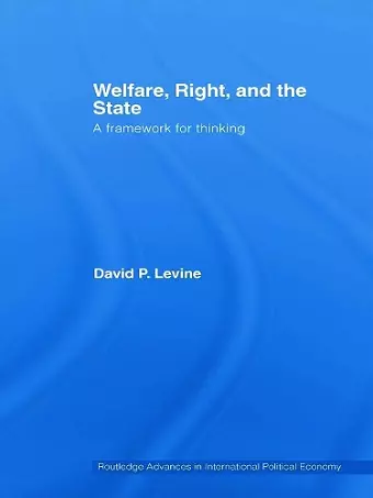 Welfare, Right and the State cover