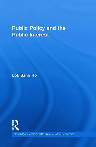 Public Policy and the Public Interest cover