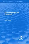 The Language of Criticism (Routledge Revivals) cover