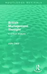 British Management Thought (Routledge Revivals) cover