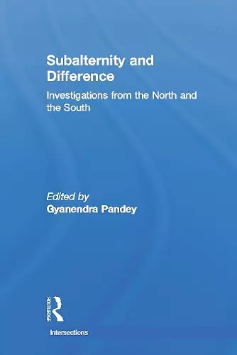 Subalternity and Difference cover