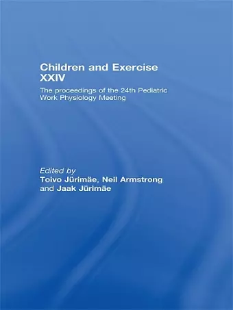 Children and Exercise XXIV cover