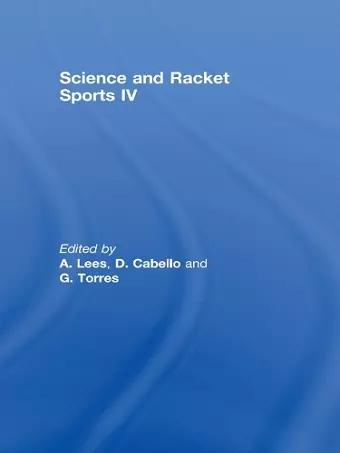 Science and Racket Sports IV cover