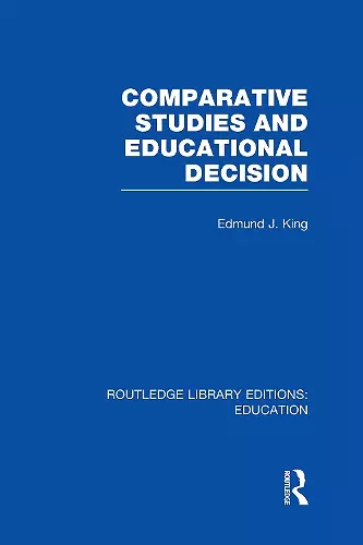 Comparative Studies and Educational Decision cover